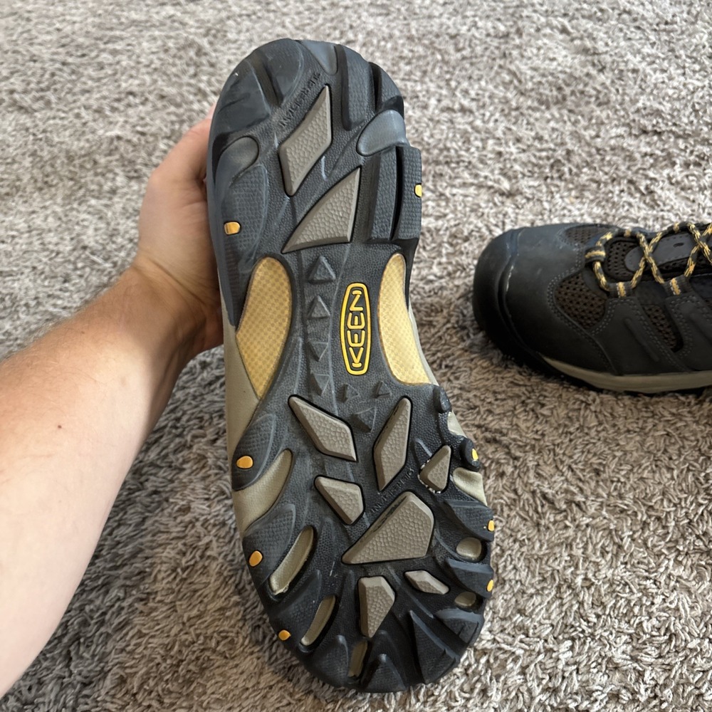KEEN Utility Lansing, Men's, Raven/Tawny Olive, Steel Toe, EH Hiker 13EE - Picture 4 of 10
